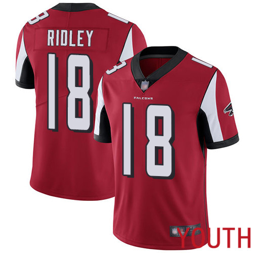 Atlanta Falcons Limited Red Youth Calvin Ridley Home Jersey NFL Football #18 Vapor Untouchable